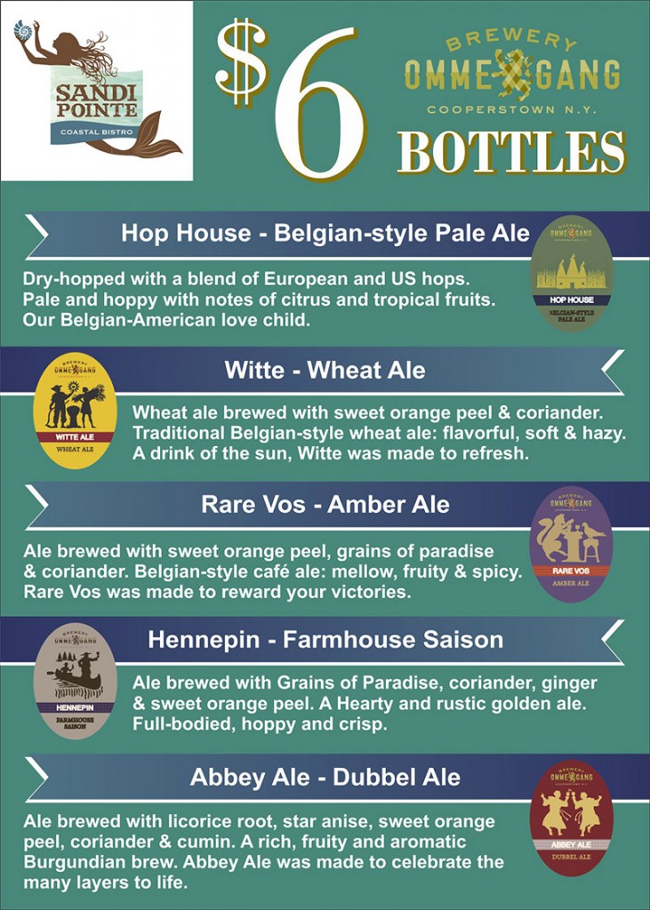 OMMEGANG Brewery Dinner