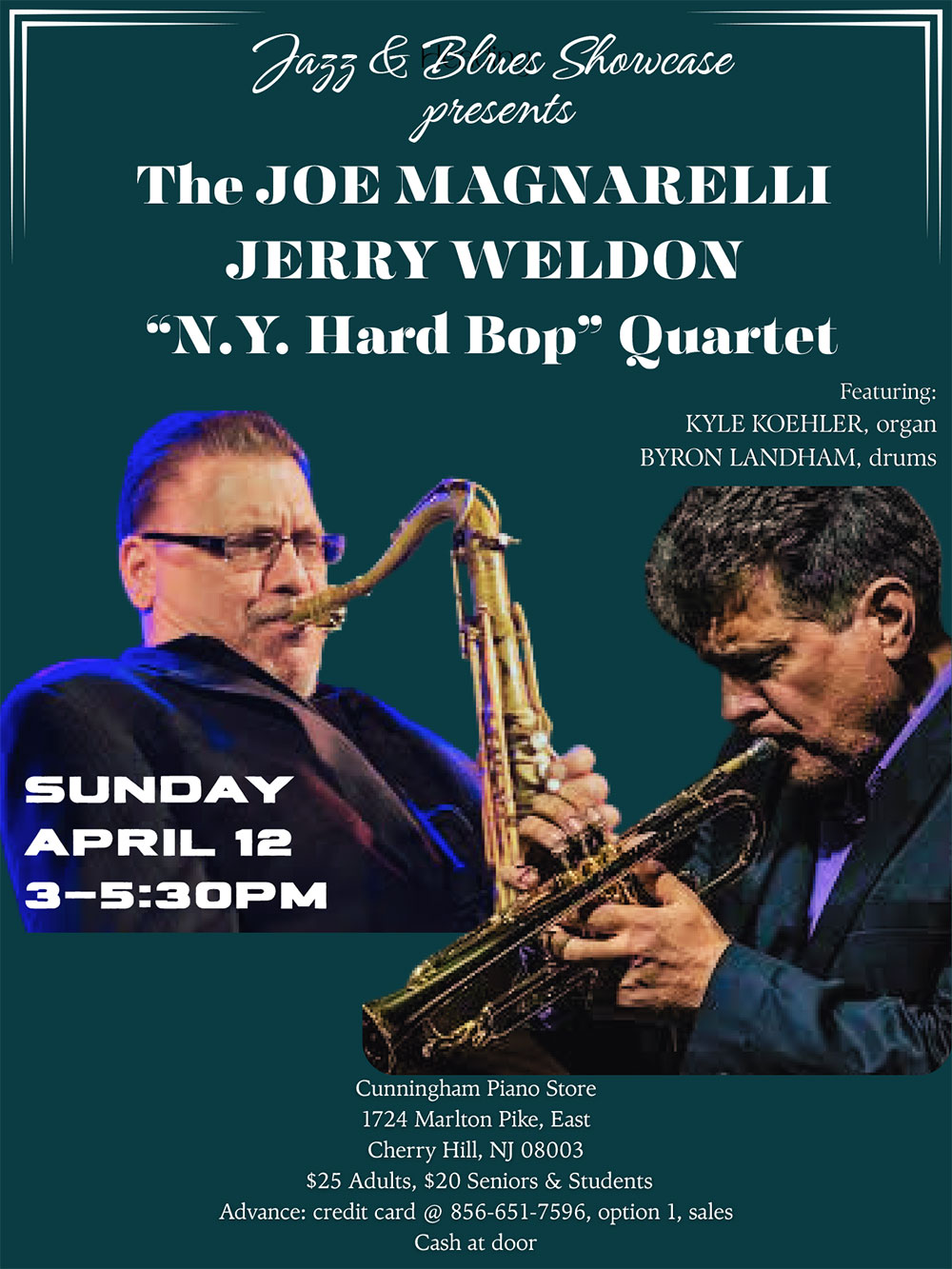 The Joe Magnarelli & Jerry Weldon "NY HARD BOP" Quartet