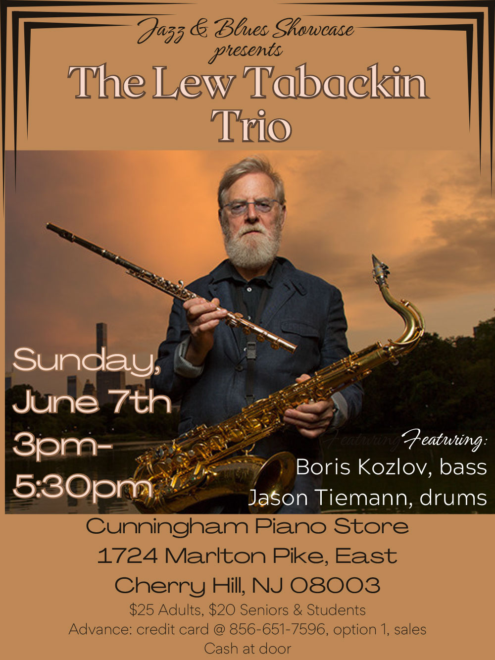 Jazz & Blues Showcase: The Lew Tabackin Trio